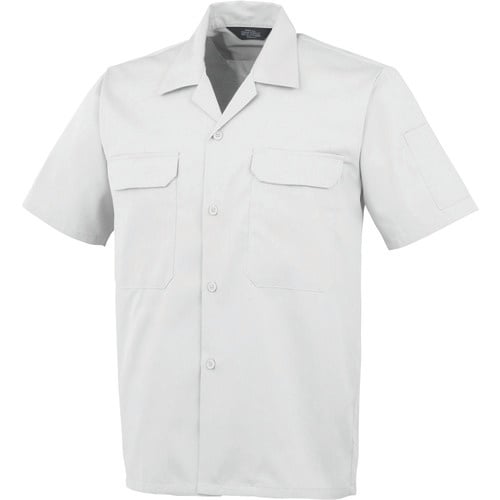 コーコス 開襟半袖シャツA−6657 33 シルバ