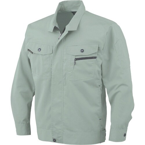 コーコス 立体カット長袖ブルゾン 9グリーン LL