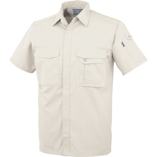 コーコス 半袖シャツJ−567 5 アイボリー4L