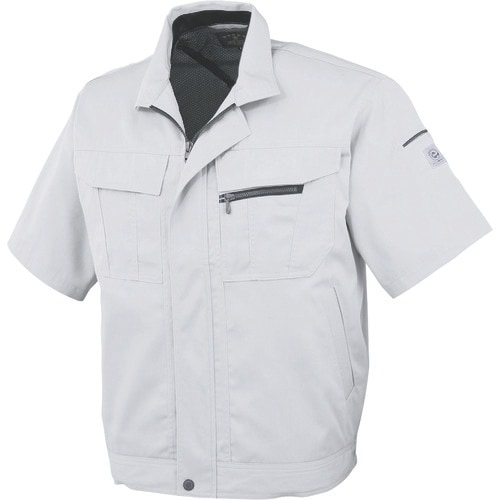 コーコス 半袖ブルゾンA−4450 33シルバーS