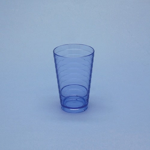 蝶プラ ループタンブラーS ブルー