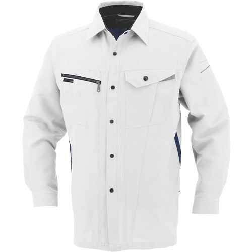 コーコス 長袖シャツAS−728 3 Mシルバー5