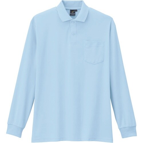 コーコス 制電・防透・消臭長袖ポロシャツ 7サック