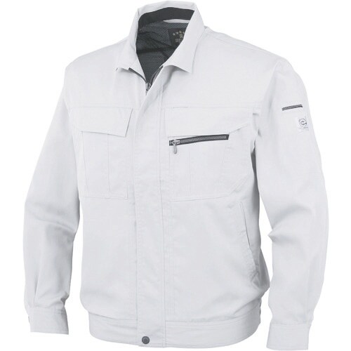 コーコス 長袖ブルゾンA−4451 33シルバーS