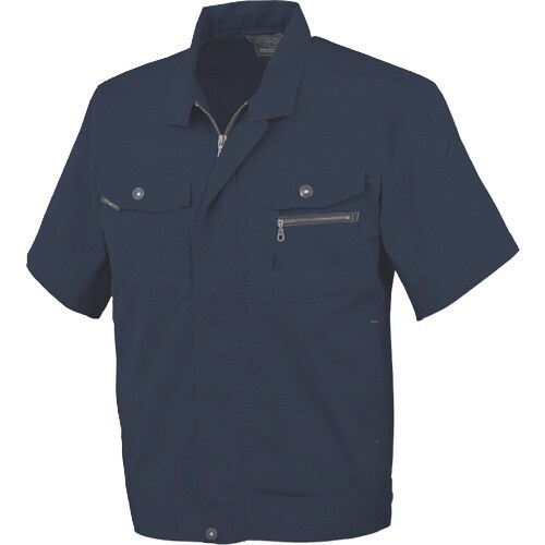 コーコス 立体カット半袖ブルゾン 1ネイビー M