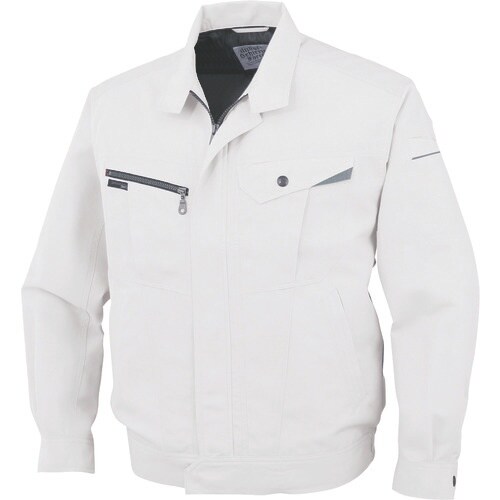 コーコス 長袖ブルゾンAS−721 3 Mシルバー