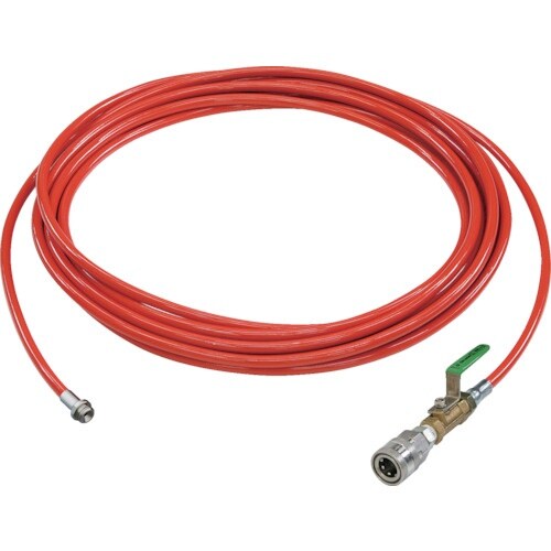 Asada 1/4PU洗管ホース コック無 20m