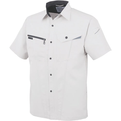 コーコス 半袖シャツAS−727 3 Mシルバー5