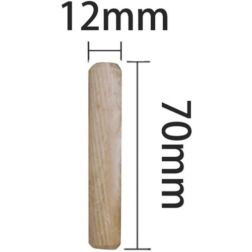 WAKI 木工ダボ 12X70 100個入り DB