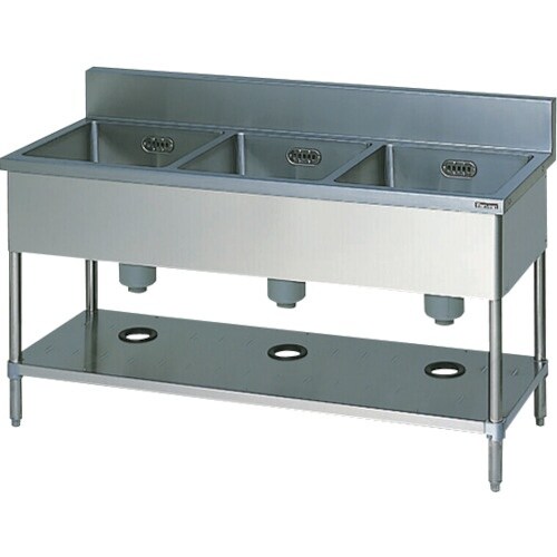 Maruzen 三槽シンク(ホース付)