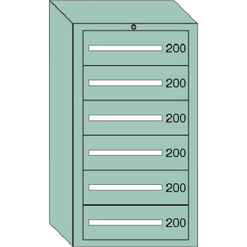 OS 中量キャビネット(6型) 間口693×奥行5