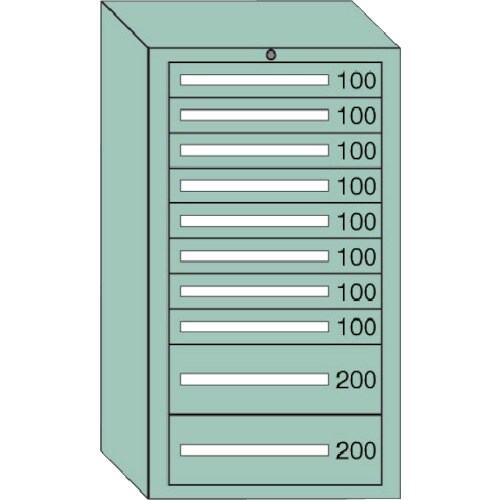 OS 中量キャビネット(6型) 間口693×奥行5