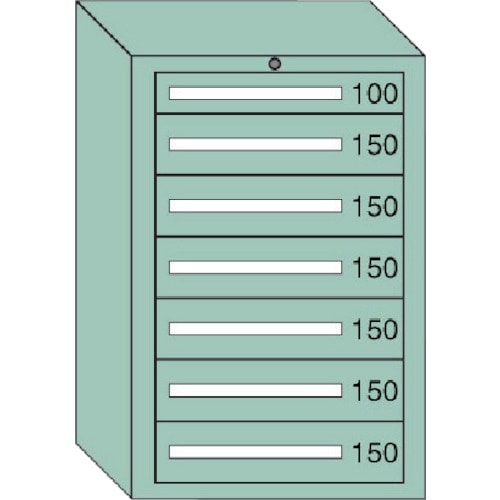 OS 中量キャビネット(6型) 間口693×奥行5