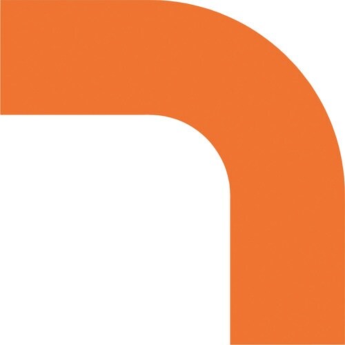 ミドリ安全 ベルデビバコーナーテープ オレンジ 2