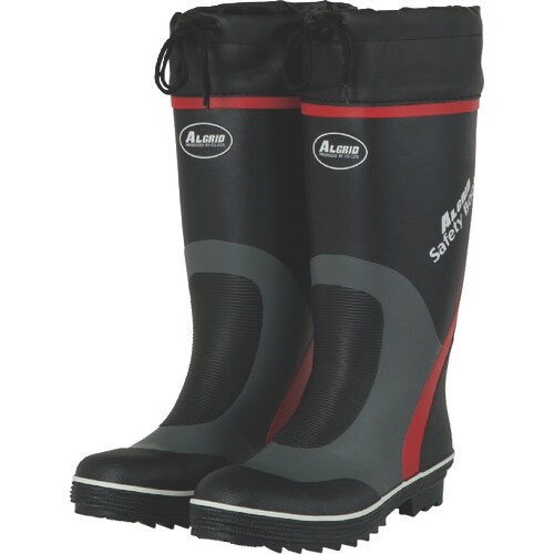 コーコス 安全長靴AL4600013ブラック S