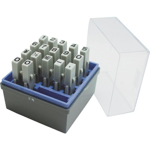 シヤチハタ 柄付ゴム印連結式数字2号 ゴシック体