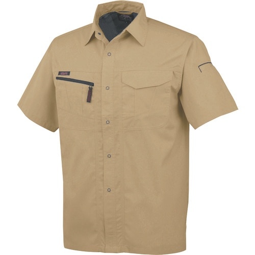 コーコス 半袖シャツA−767 2キャメルBE E