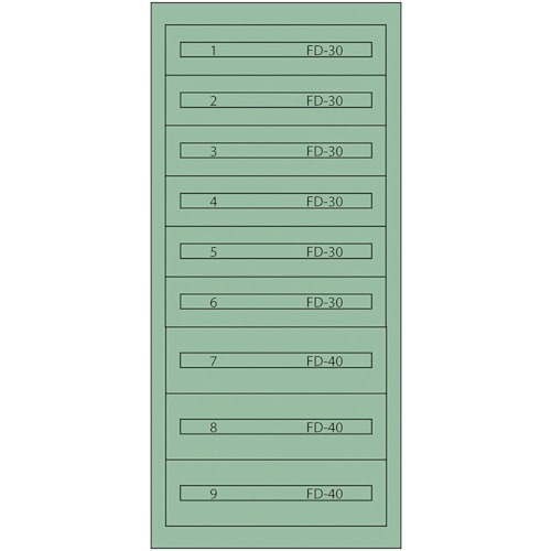 Vidmar ファインキャビネットFC−300G(