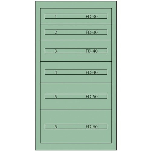 Vidmar ファインキャビネットFC−250D(