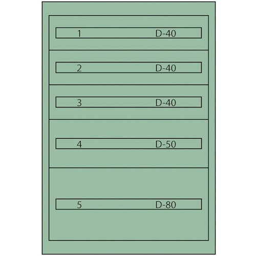 Vidmar ツールキャビネットTC−250F−S