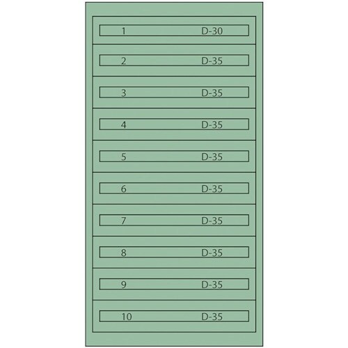 Vidmar ツールキャビネットTC−345G