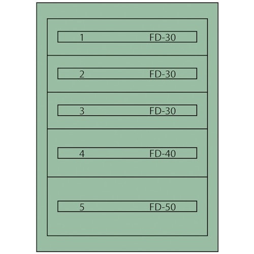 Vidmar ファインキャビネットFC−180D(