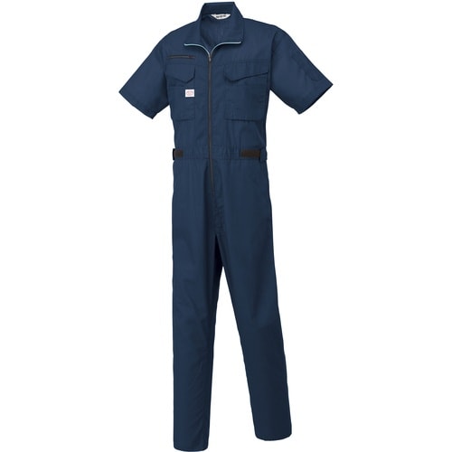 AUTO−BI 半袖つなぎ服1070−001ネイビ