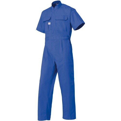 AUTO−BI 半袖つなぎ服3651−002マリン