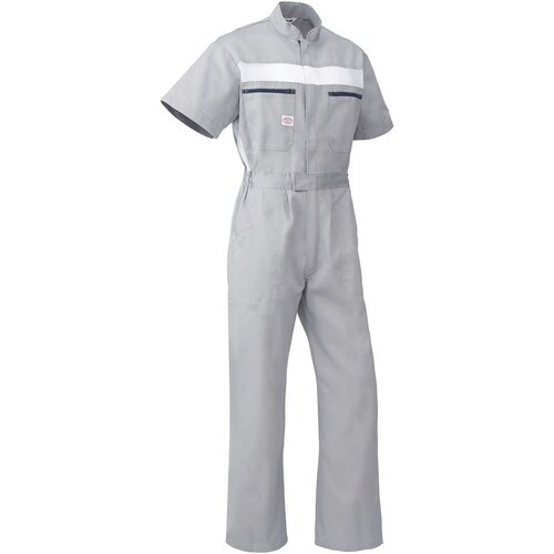 AUTO−BI 半袖つなぎ服1050−007グレー