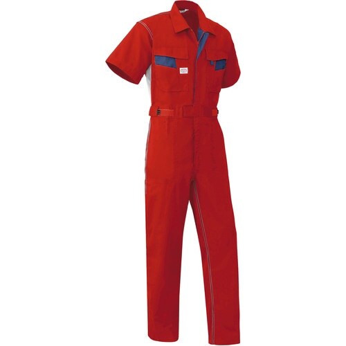 AUTO−BI 半袖つなぎ服8301−005レッド