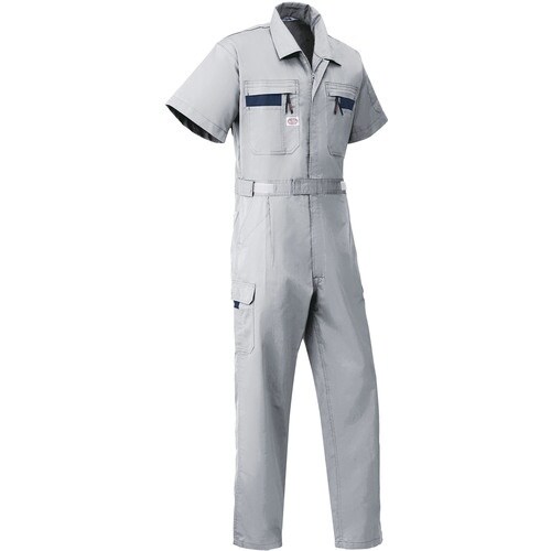 AUTO−BI 半袖つなぎ服8701−007グレー