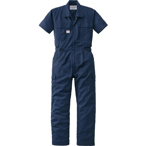 AUTO−BI 半袖つなぎ服2301−001ネイビ