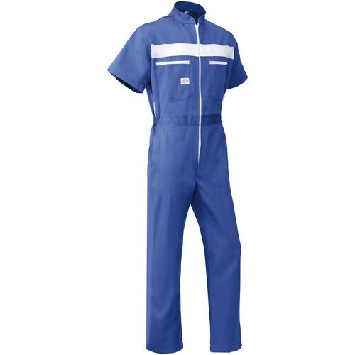 AUTO−BI 半袖つなぎ服1030−002マリン