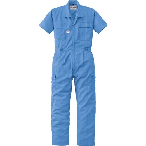 AUTO−BI 半袖つなぎ服2301−004スカイ