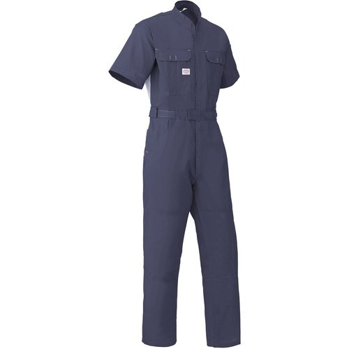 AUTO−BI 半袖つなぎ服3751−001ネイビ
