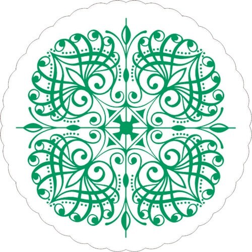 TKG 紙コースター 菊丸緑(100枚入) 109