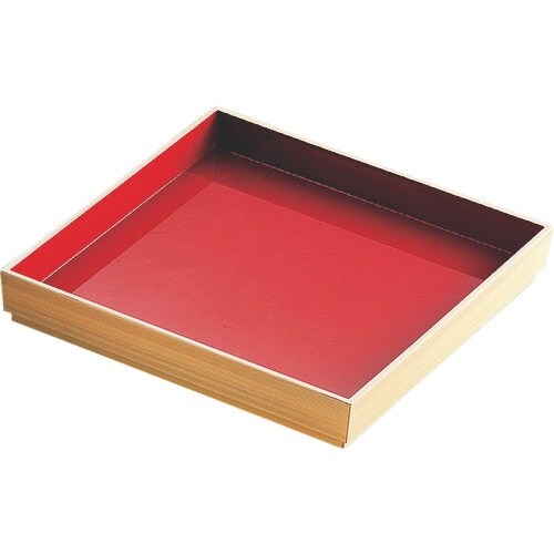 TKG スクエアトレー P30 白木内朱