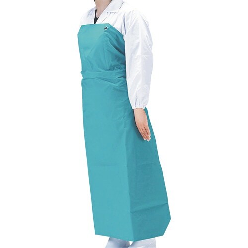 TKG ワンタッチ胸付前掛 W−100 グリーン