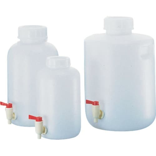 TKG PE広口下口活栓付瓶 2095 5L