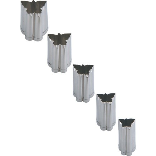 TKG SA18−8手造り業務用抜型(5ヶ組) 蝶