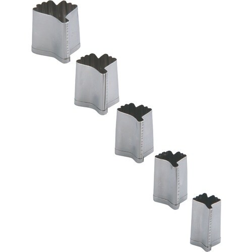 TKG SA18−8手造り業務用抜型(5ヶ組) 銀