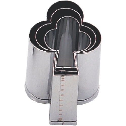 TKG SA 18−8業務用 抜型 クローバー 3