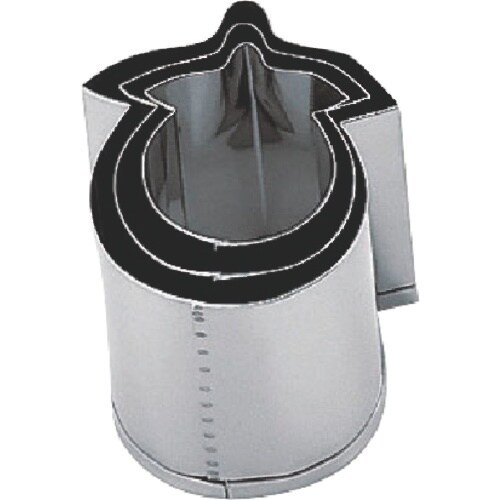 TKG SA 18−8業務用 抜型 なすび 3個セ