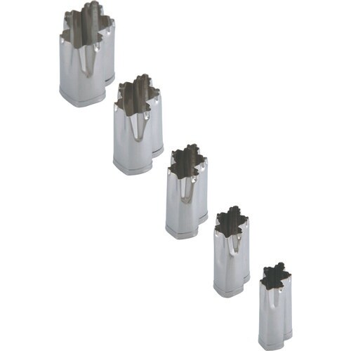 TKG SA18−8手造り業務用抜型(5ヶ組) 菊