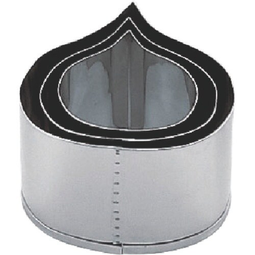 TKG SA 18−8業務用 抜型 栗 3個セット