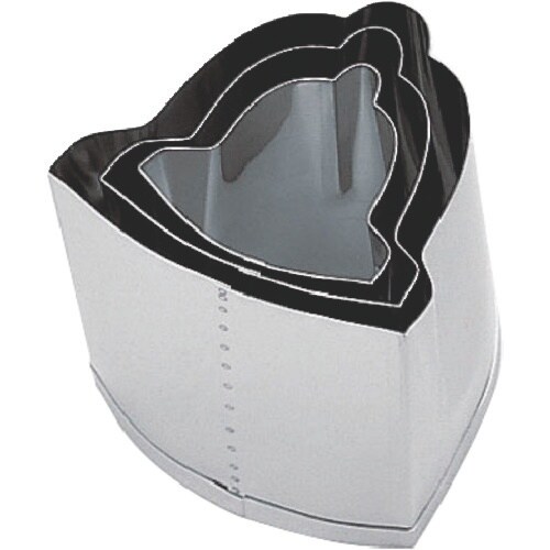 TKG SA 18−8業務用 抜型 ベル 3個セッ