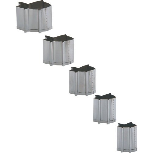 TKG SA18−8手造り業務用抜型(5ヶ組) 鮎