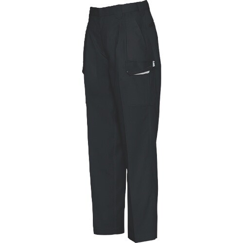 アイトス カーゴパンツ(2タック) ブラック×シル