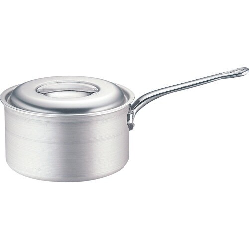 TKG IHアルミ 深型片手鍋(目盛付) 18cm