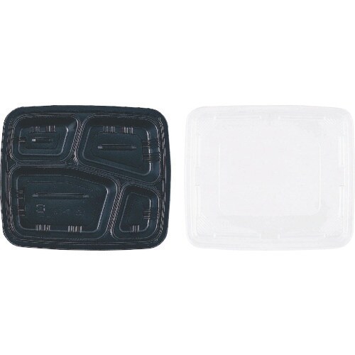 TKG ワンウェイ 耐熱お弁当容器 T−25 黒